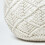 Homescapes (Natural, 40 x 50 cm) Crochet Knitted Pouffe 4