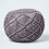 Homescapes (Grey, 40 x 50 cm) Crochet Knitted Pouffe 1