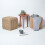 Homescapes (Linen) Knitted Cotton Cube Footstool 35 x 35 x 35 cm 6