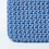 Homescapes (Blue) Knitted Cotton Cube Footstool 35 x 35 x 35 cm 4