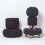 Homescapes (Black) Knitted Cotton Cube Footstool 35 x 35 x 35 cm 5