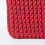 Homescapes (Red) Knitted Cotton Cube Footstool 35 x 35 x 35 cm 4