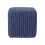 Homescapes (Navy Blue) Knitted Cotton Cube Footstool 35 x 35 x 35 cm 1