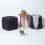 Homescapes (Black) Knitted Cotton Cube Footstool 35 x 35 x 35 cm 6