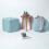 Homescapes (Duck Egg Blue) Knitted Cotton Cube Footstool 35 x 35 x 35 cm 6