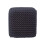 Homescapes (Black) Knitted Cotton Cube Footstool 35 x 35 x 35 cm 1
