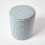 Homescapes (Blue) Gingham Check Round Pouffe Cotton 40 x 42 cm 3