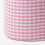 Homescapes (Pink) Gingham Check Round Pouffe Cotton 40 x 42 cm 4