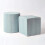 Homescapes (Blue) Gingham Check Round Pouffe Cotton 40 x 42 cm 5
