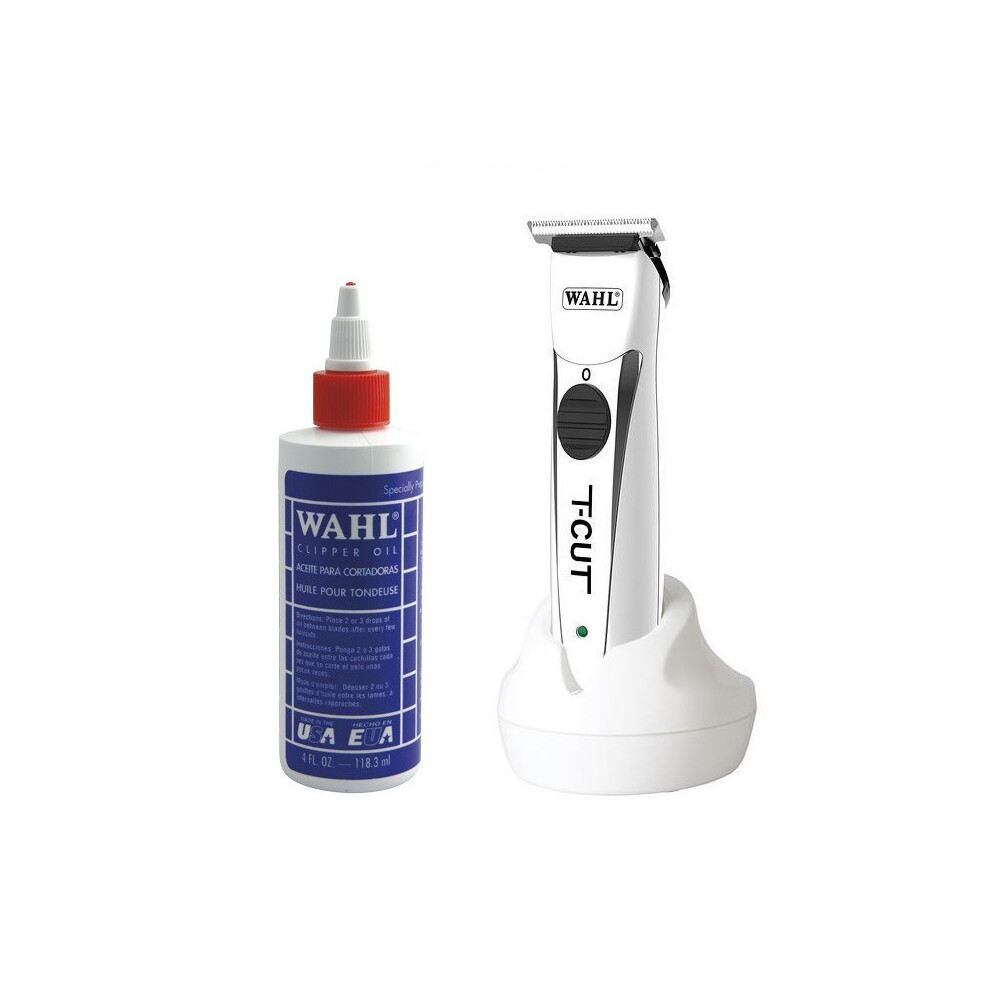 Wahl Clipper Oil 4oz and Wahl T-Cut Trimmer