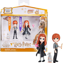 Harry Potter, Magical Minis Ron och Ginny Weasley Vänskapsset med 2 Skapelser, Barnleksaker 5 år och uppåt