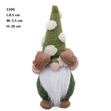 (Cover eyes Green) Faceless Doll Xmas Decor Gnomes Gonks Ornament Christmas Gift