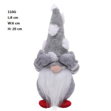 (Cover eyes Grey) Faceless Doll Xmas Decor Gnomes Gonks Ornament Christmas Gift