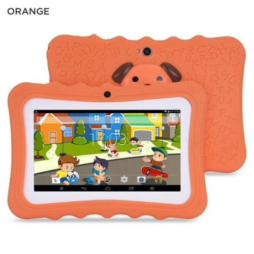 (Green) Kid's Tablets & Computers Colourful 7-Inch Android Tablet With Protective Case For Children 2