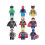 9PCS/SET Superheroes Batman Hulk Mini figures Building Block Toy 1