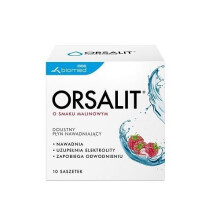 Orsalit, smak malinowy, 4,87 g x 10 saszetek