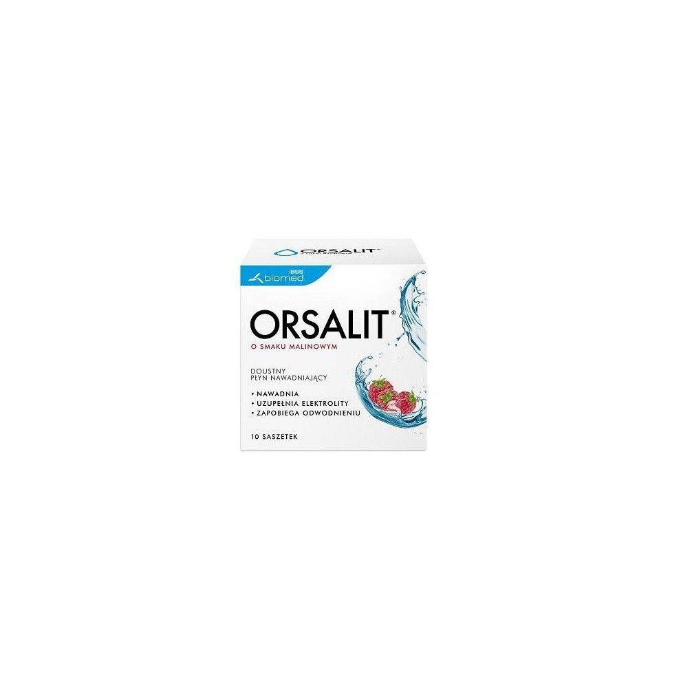 Orsalit, smak malinowy, 4,87 g x 10 saszetek