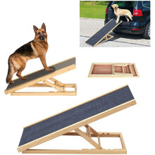 (100x40x30/40/50/60cm) Pet Dog Ramp Stair Adjustable Heights Non-Slip