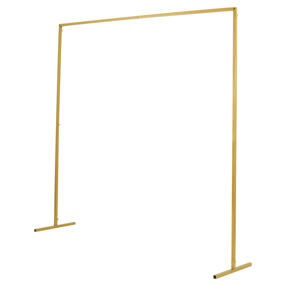 (Gold ) Wedding Stand Rack Gold Flower Arch Door Garden Outdoor Background