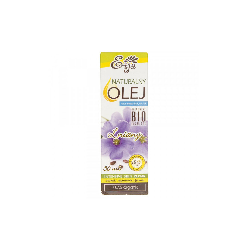 Etja, olej lniany Bio, 50 ml