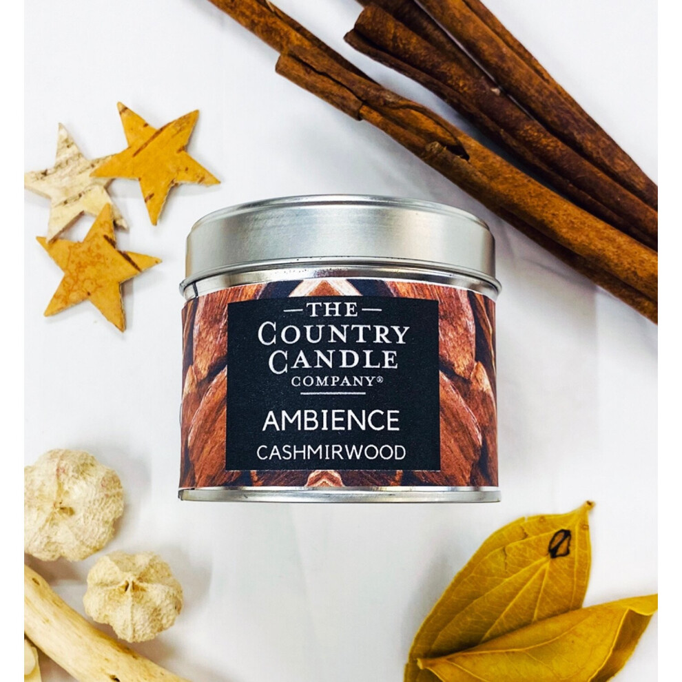 The Country Candle Company Wellbeing Range Candle in a Tin - Ambience