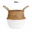 (Sky Blue) Colour Block Wicker Baskets Home Storage 5