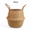(Grey) Colour Block Wicker Baskets Home Storage 4