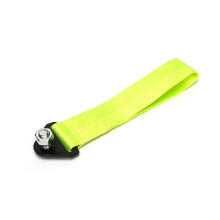 (Green) Universal Car Tow Tape Towing Loop Tow Hook For BMW Toyota