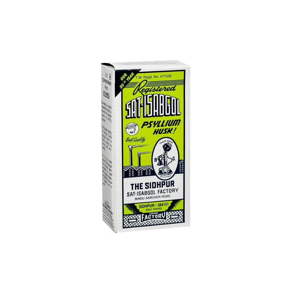 (Pack of 1) Sat Isabgol 200g, also known as Psyllium husk, Supports Digestive Health