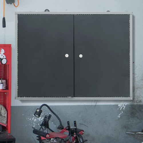 Living And Home (80*20*60cm) Heavy Duty Unit Garage Workshop Tool Cabinet File Storage Tall Cupboard 1