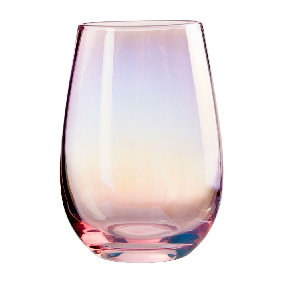 Premier Housewares Frosted Deco Set Of 4 Hi-Ball Glasses