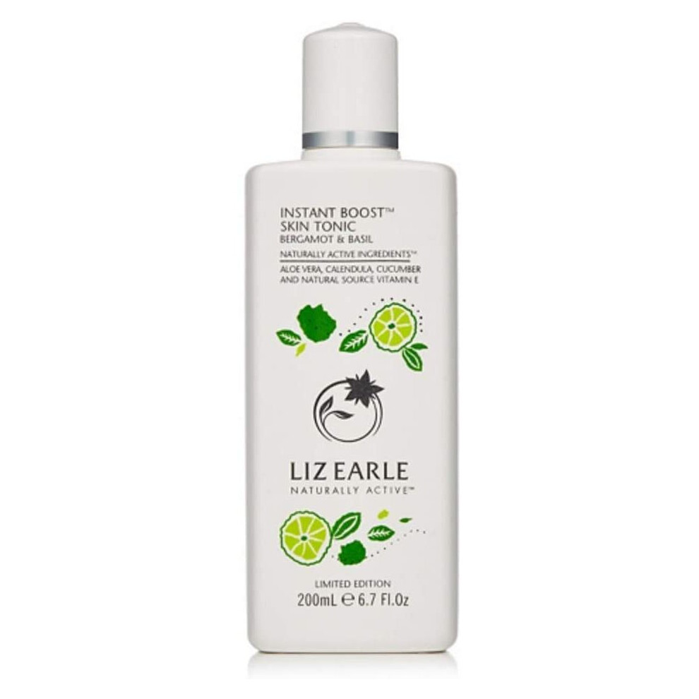 LIZ EARLE Instant Boost Skin Tonic  BERGAMOT & BASIL, 200ml Ltd