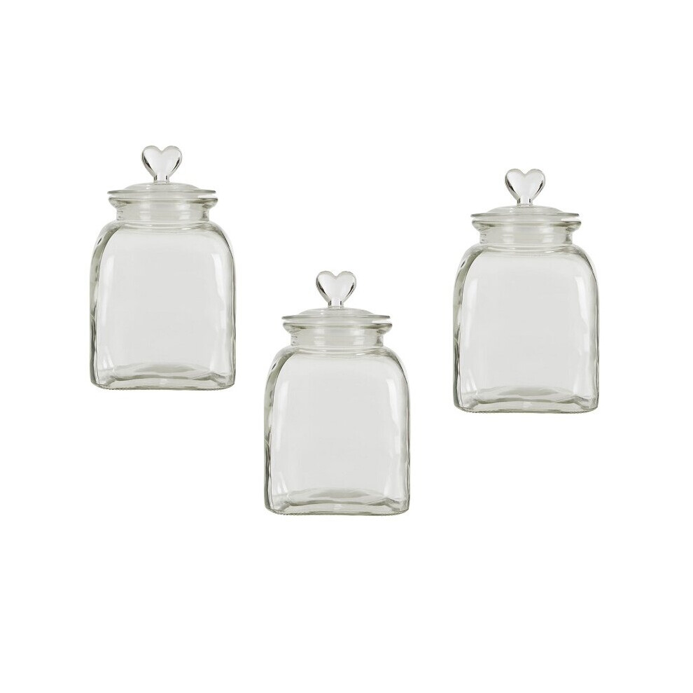 Set of 3 VALENTINE MEDIUM STORAGE JAR