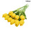 (Yellow) Colourful Tulips Artificial Flowers Home Decor 5