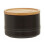 Premier Housewares Stoneware Black Storage Canister With Bamboo Lid,Minimalist Storage Jar,Perfect Multi-Use Kitchen Organizer 1