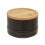 Premier Housewares Stoneware Black Storage Canister With Bamboo Lid,Minimalist Storage Jar,Perfect Multi-Use Kitchen Organizer 2