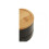 Premier Housewares Stoneware Black Storage Canister With Bamboo Lid,Minimalist Storage Jar,Perfect Multi-Use Kitchen Organizer 4