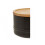 Premier Housewares Stoneware Black Storage Canister With Bamboo Lid,Minimalist Storage Jar,Perfect Multi-Use Kitchen Organizer 5