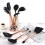 10pcs Kitchen Utensil Set Silicone Copper Plated Handle Heat Resistant 7