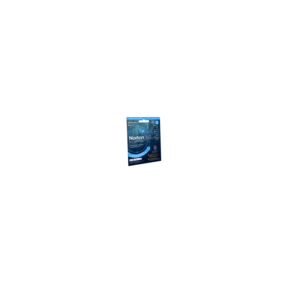 Norton 360 for Gamers Internet Security & VPN : 3 Devices : 12 Month Subscription