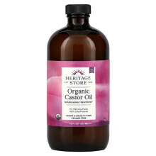 Heritage Store, Aceite de Castor Orgánico, 16 fl oz (473 ml)