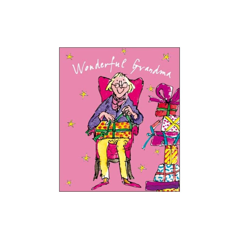 Wonderful Grandma Quentin Blake Christmas Greeting Card Popular Xmas Cards