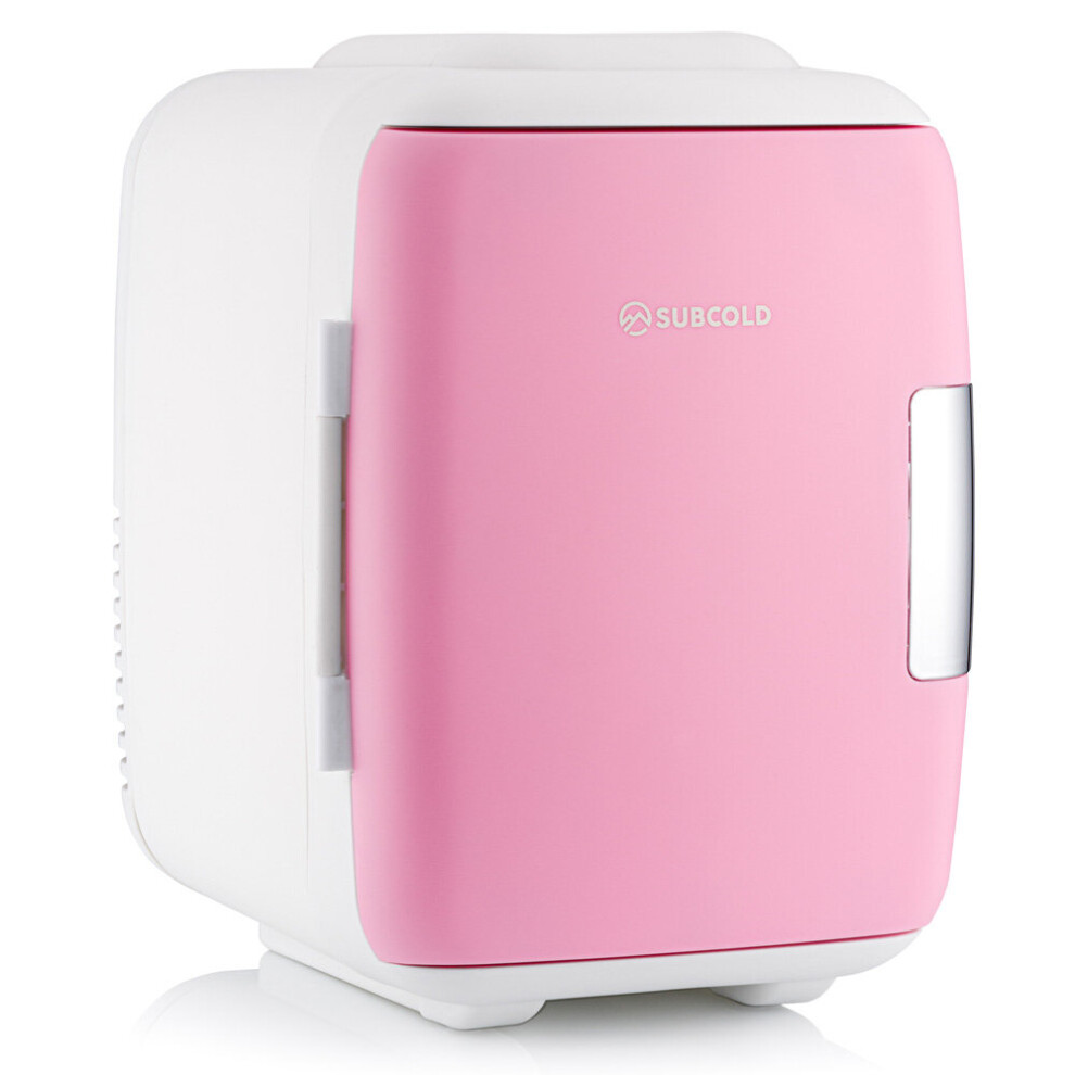 Subcold Classic 4L Portable Pink Mini Fridge | Multifunctional Cooler & Warmer