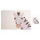 Premier Housewares Set Of 2 Zebra Placemat And Coaster 1