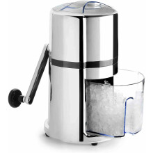 Stainless Steel Manual Ice Crusher with Rotary Handle