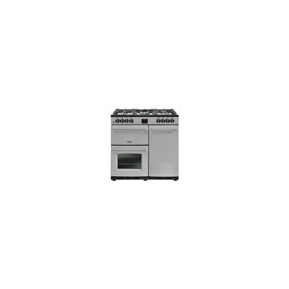 Farmhouse 90DFT 90cm Dual Fuel Range Cooker Silver