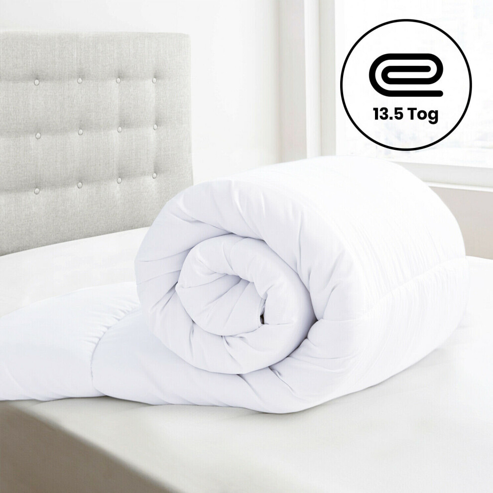 (Double) 13.5 Tog Duvet Ultra Soft Anti-Allergy Duvets Quilt