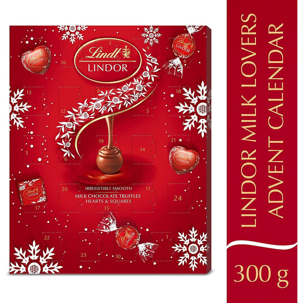 Lindt Lindor Milk Chocolate Advent Calendar, 300G