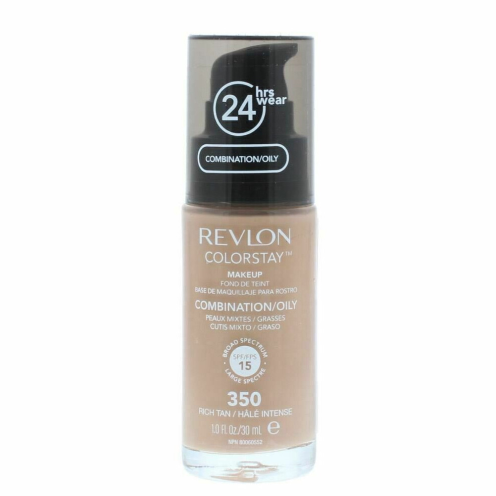 Revlon Colorstay Makeup For Combination/Oily Skin SPF 15 30ml - Rich Tan 350