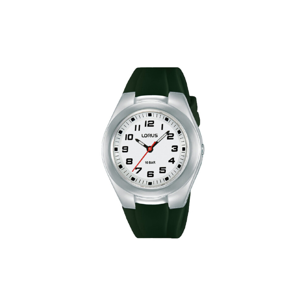 (Dark Green, Quartz) Lorus Kids Silicone Strap 36(mm) Watch